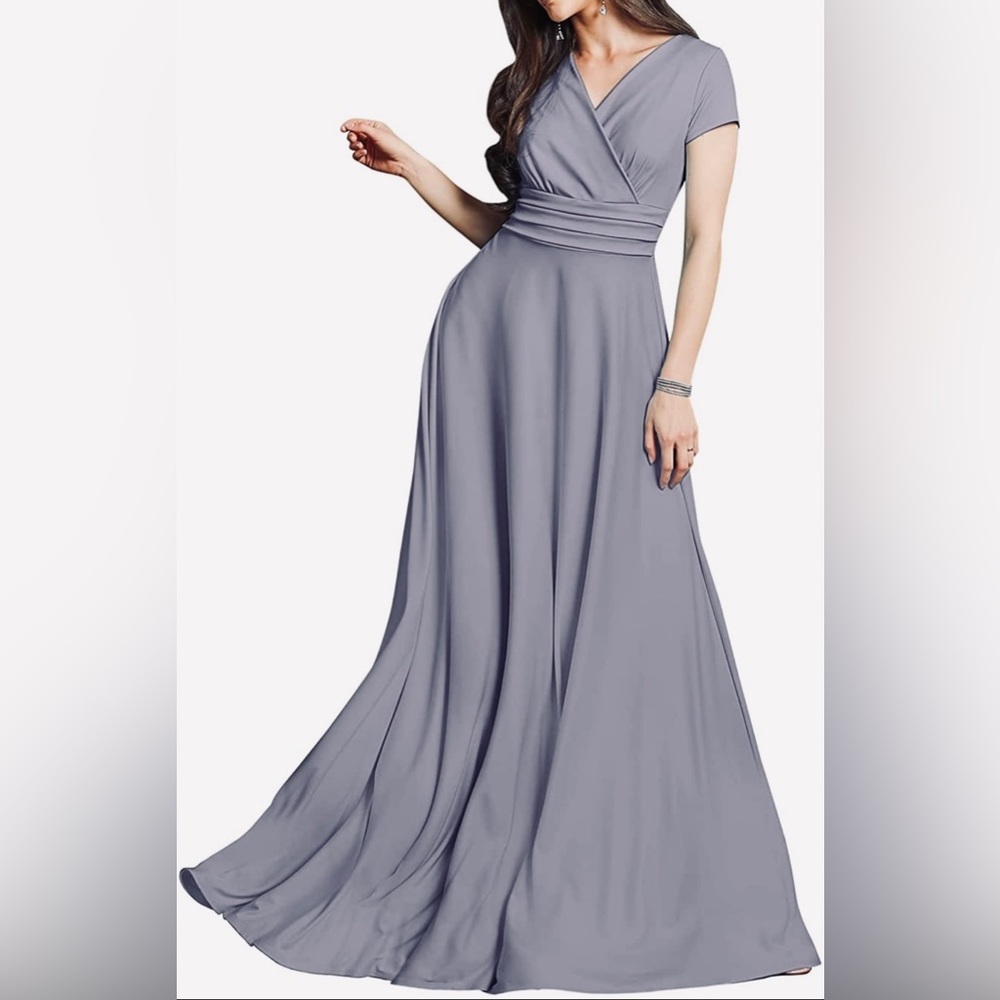 KOH KOH Women’s Floor Length Gown 3X XXXL Gray